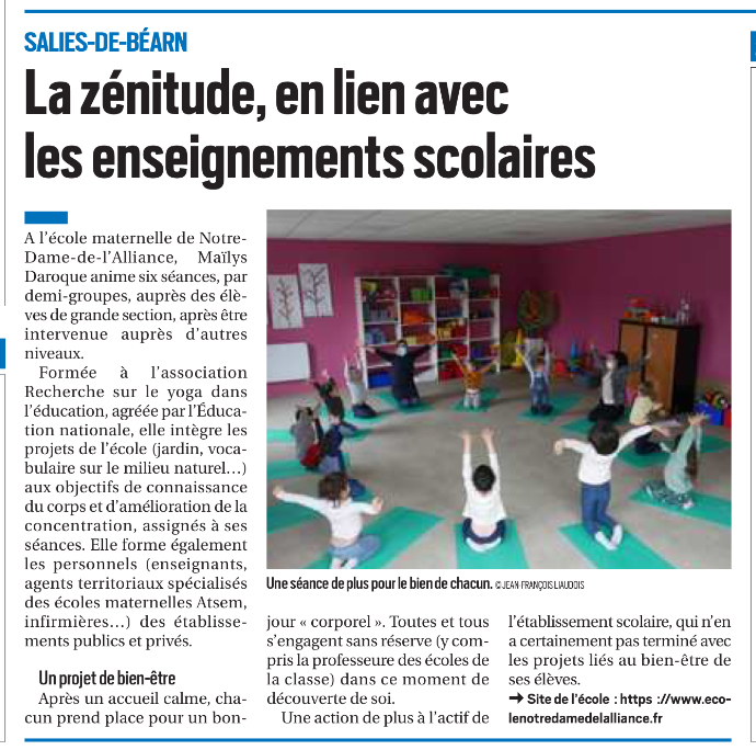 Article La zeěnitude en lien avec les enseignements scolaires 29 mars 2021 (1)